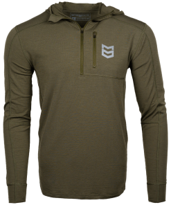 BATTLEGROUND MERINO HOODIE 180G - XS ONLY